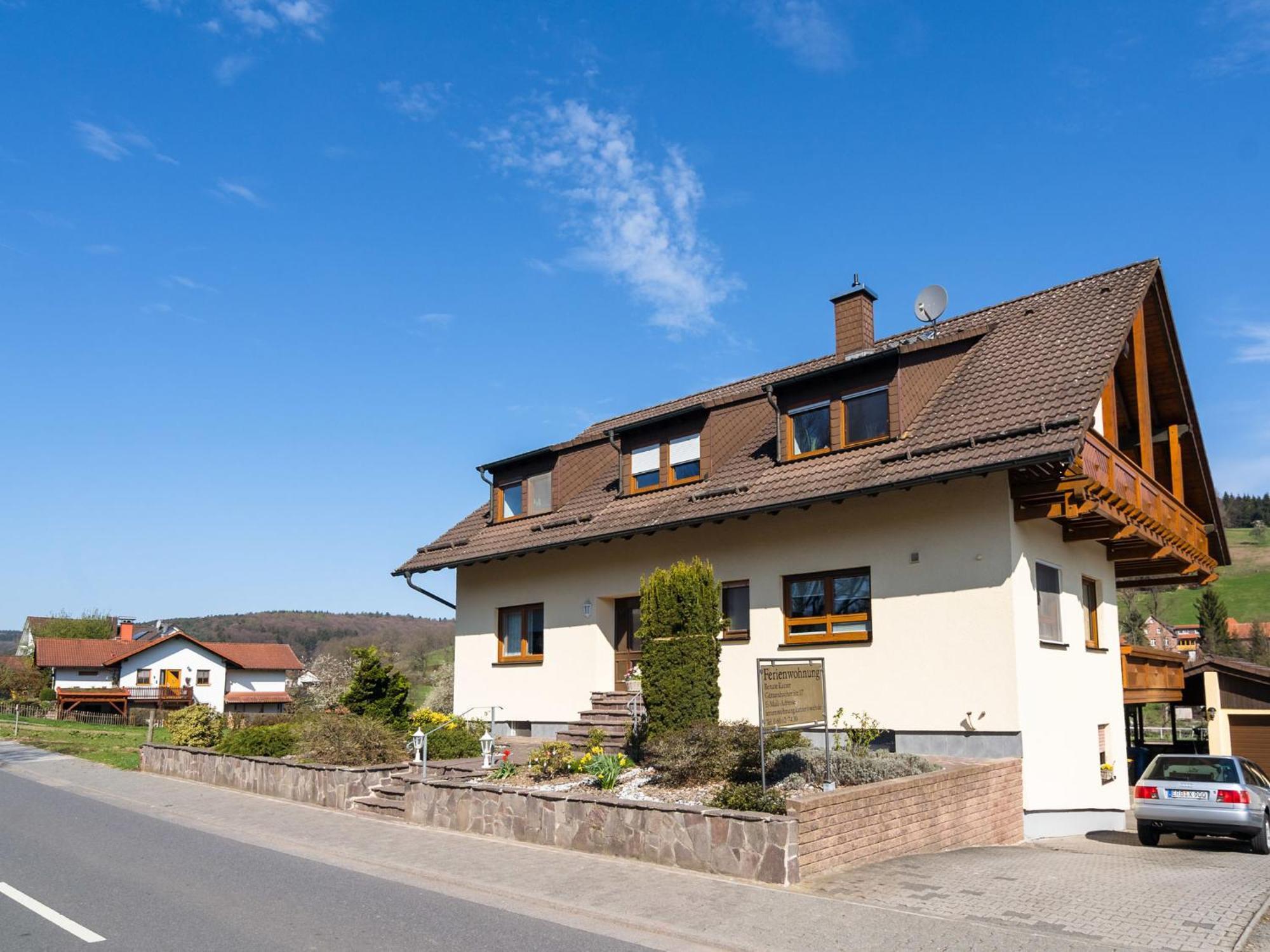Apartment In The Odenwald With Terrace Mossautal Exteriör bild